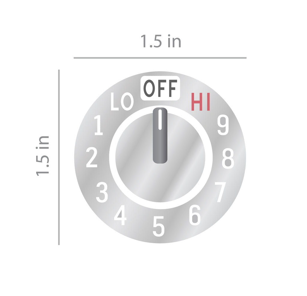 Oven Dials (Sets of 2) for Play Kitchen Makeover