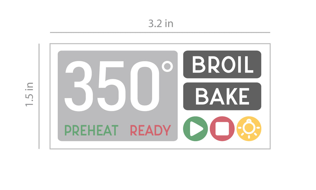 Oven Displays for Play Kitchen Makeover