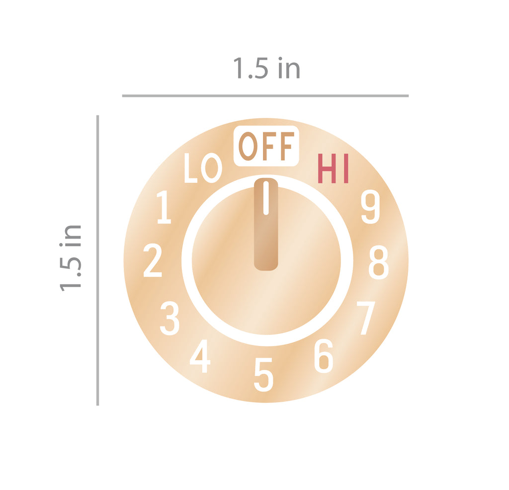 Oven Dials (Sets of 2) for Play Kitchen Makeover
