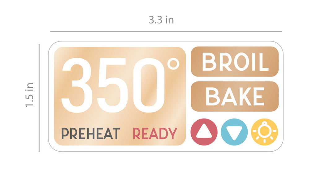 Oven Displays for Play Kitchen Makeover
