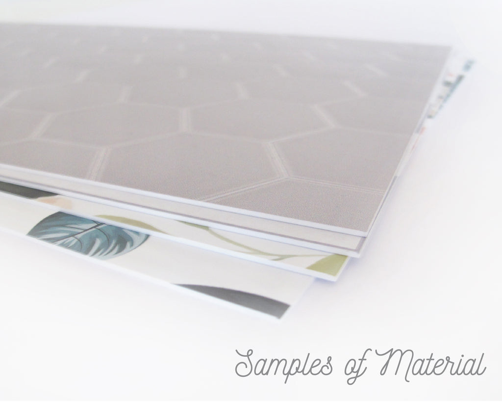 Dark Gray Subway Tile Printed Backsplash Board for Ikea DUKTIG Play Kitchen // Makeover, Diy, Hack, Ikea, Custom