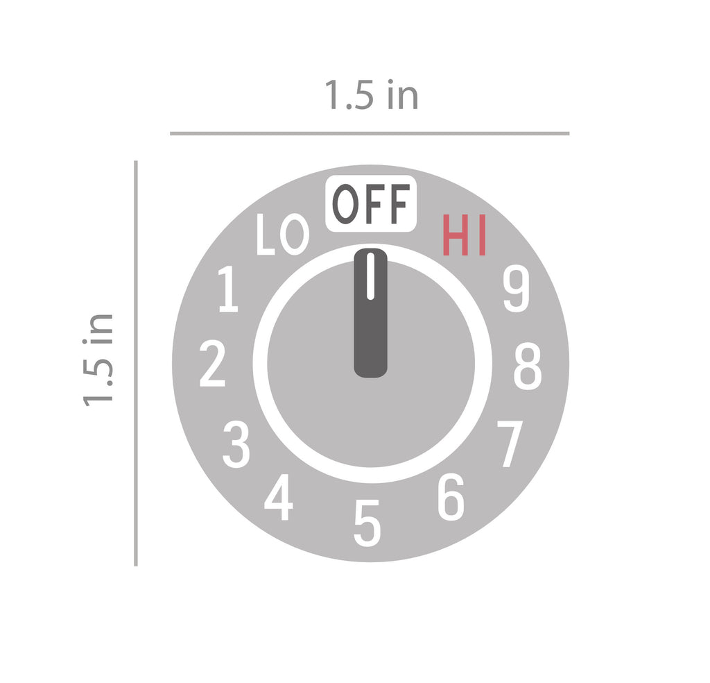 Oven Dials (Sets of 2) for Play Kitchen Makeover