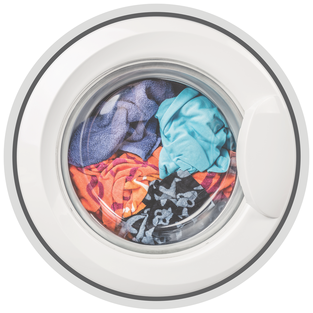 Washing Machine Decal for Kids Pretend Laundry Room